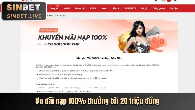 Ưu đãi nạp tiền hàng ngày tại tin88